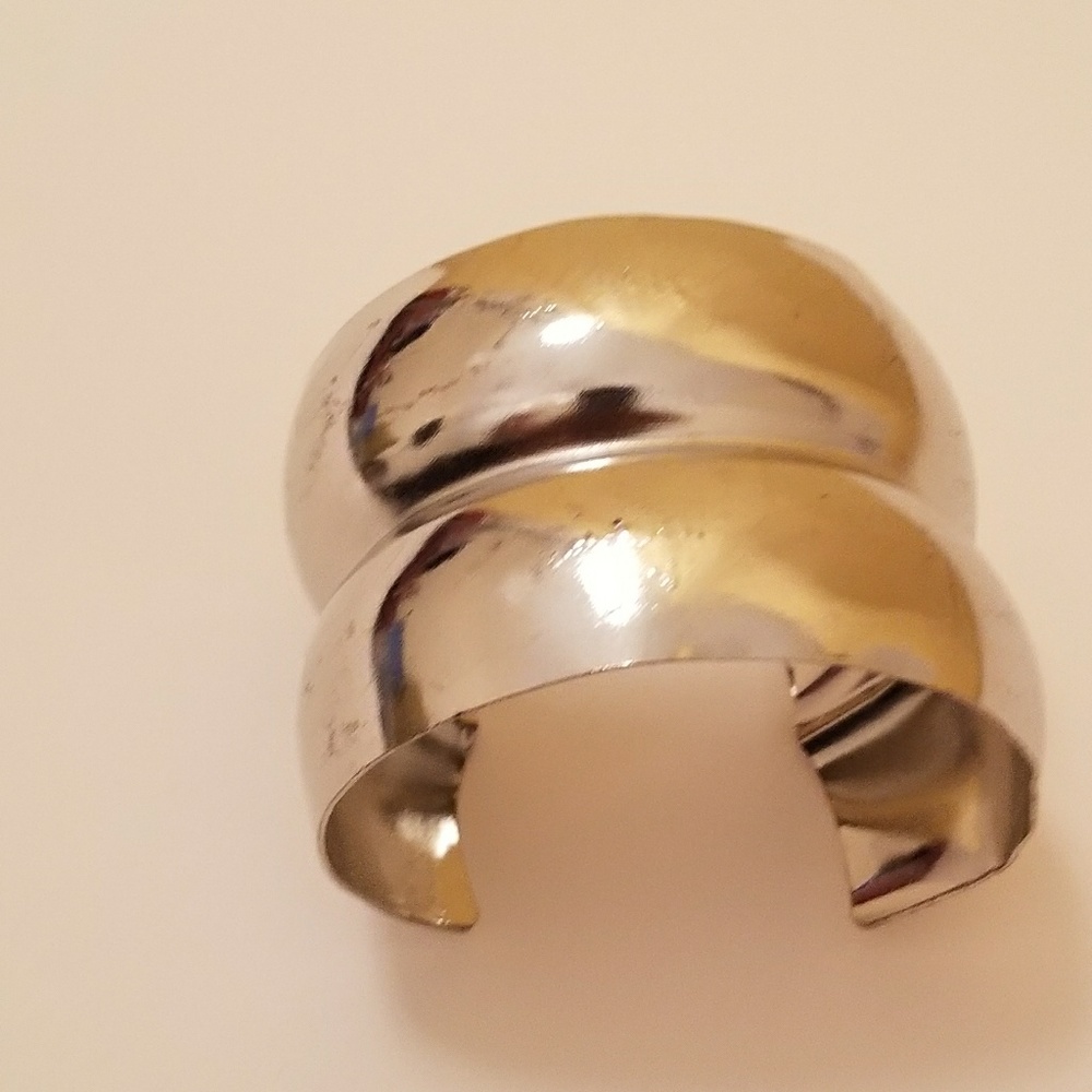 Silver cuff bracelet